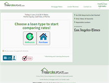 Tablet Screenshot of freerateupdate.com